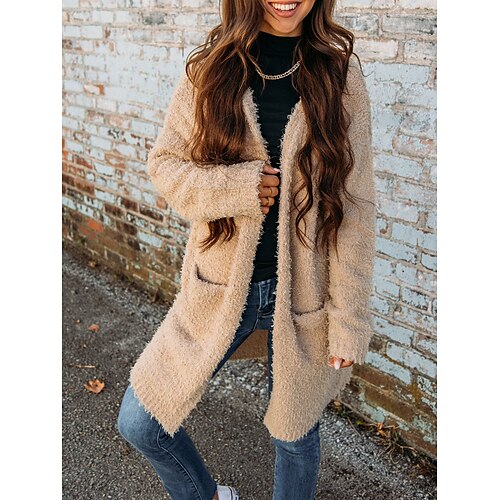 Mulheres Sueter Cardigan Saltador Difuso Tricotar Longo Bolsos Côr Sólida Abertura Frontal à moda Casual Diário Para Noite Outono Inverno Rosa Cáqui S M L
Mulheres Sueter Cardigan Saltador Difuso Tricotar Longo Bolsos Côr Sólida Abertura Frontal à moda Casual Diário Para Noite Outono Inverno Rosa Cáqui S M L