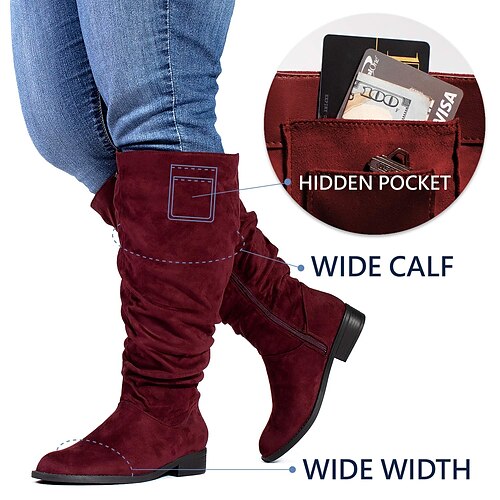 Damen Stiefel Wildlederschuhe Slouchy-Stiefel Übergrössen Outdoor Täglich Stiefel über Knie Reißverschluss Flacher Absatz Runde Zehe Brautkleider schlicht Komfort Minimalismus Wildleder Reißverschluss
Damen Stiefel Wildlederschuhe Slouchy-Stiefel Übergrössen Outdoor Täglich Stiefel über Knie Reißverschluss Flacher Absatz Runde Zehe Brautkleider schlicht Komfort Minimalismus Wildleder Reißverschluss