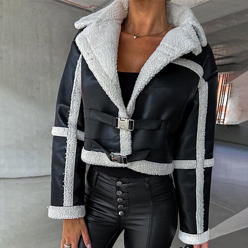 Damen Wintermantel Fleecejacke Sherpa-Jacke Teddy-Mantel Strasse Freizeitskleidung Urlaub Sommer Herbst Winter Kurz Mantel Regular Fit warm Windundurchlässig Casual Streetstyle Jacken Langarm
Damen Wintermantel Fleecejacke Sherpa-Jacke Teddy-Mantel Strasse Freizeitskleidung Urlaub Sommer Herbst Winter Kurz Mantel Regular Fit warm Windundurchlässig Casual Streetstyle Jacken Langarm