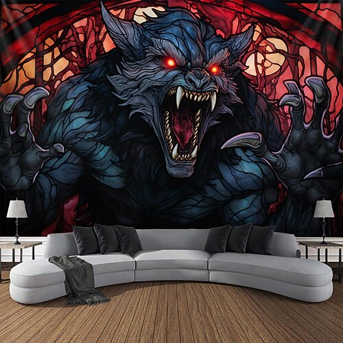 Halloween loup suspendu tapisserie mur art grande tapisserie décor mural photographie toile de fond couverture rideau maison chambre salon décoration halloween décorations
Halloween loup suspendu tapisserie mur art grande tapisserie décor mural photographie toile de fond couverture rideau maison chambre salon décoration halloween décorations