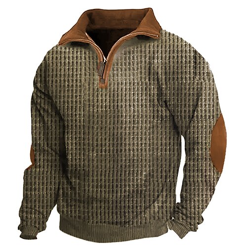 Men's Sweatshirt Zip Sweatshirt Apricot Black Brown Khaki Half Zip Color Block Patchwork Sports Outdoor Daily Holiday Streetwear Basic Casual Spring Fall Clothing Apparel Hoodies Sweatshirts
Men's Sweatshirt Zip Sweatshirt Apricot Black Brown Khaki Half Zip Color Block Patchwork Sports Outdoor Daily Holiday Streetwear Basic Casual Spring Fall Clothing Apparel Hoodies Sweatshirts