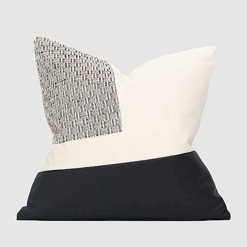 Moderne, minimalistische, gehackte Kissen, nordisches Schwarz-Weiß-Kissen, Kissenbezug, Designer-Muster, Wohnzimmer-Kissen
Moderne, minimalistische, gehackte Kissen, nordisches Schwarz-Weiß-Kissen, Kissenbezug, Designer-Muster, Wohnzimmer-Kissen