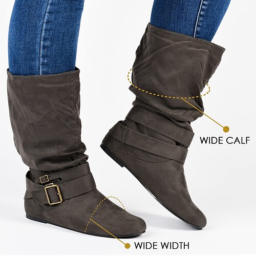 Mujer Botas Zapatos de gamuza Botas holgadas Tallas Grandes Exterior Diario Botas por encima de la rodilla Botas a media pierna Invierno Cremallera Tacón Plano Dedo redondo Casual Confort Minimalismo
Mujer Botas Zapatos de gamuza Botas holgadas Tallas Grandes Exterior Diario Botas por encima de la rodilla Botas a media pierna Invierno Cremallera Tacón Plano Dedo redondo Casual Confort Minimalismo