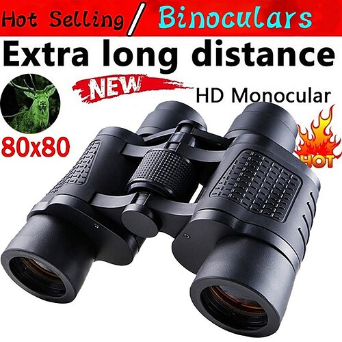 

binoculares telescopio 80x80 binoculares profesionales de largo alcance para caza telescopio profesional 2023 binoculares profesionales senderismo binoculares de caza lentes ópticos de alta definición