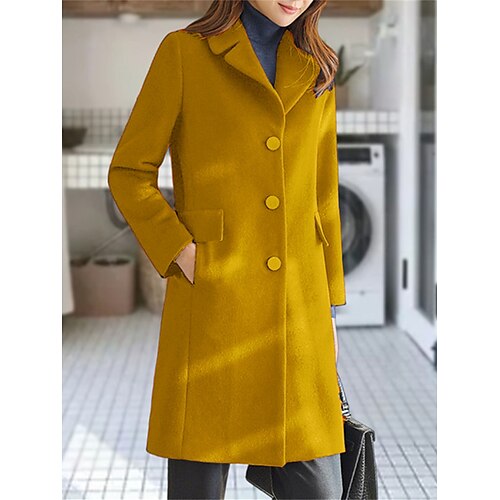 Mujer Abrigo Exterior Calle Ropa Cotidiana Otoño Invierno Largo Abrigo Ajuste regular Resistente al Viento Mantiene abrigado Contemporáneo Elegante Cómodo Chaquetas Manga Larga Plano Con bolsillos
Mujer Abrigo Exterior Calle Ropa Cotidiana Otoño Invierno Largo Abrigo Ajuste regular Resistente al Viento Mantiene abrigado Contemporáneo Elegante Cómodo Chaquetas Manga Larga Plano Con bolsillos