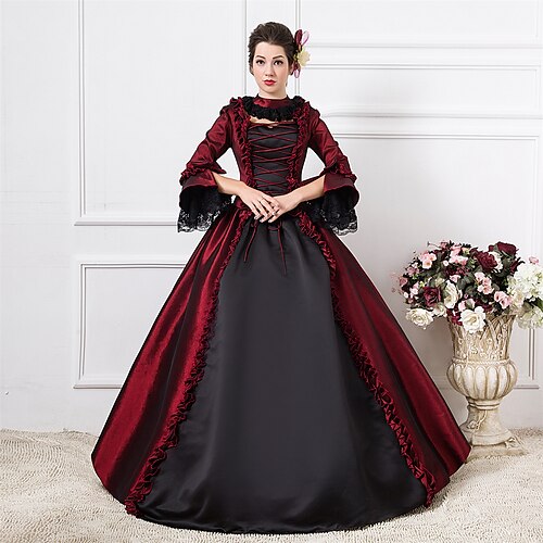 Gótico Victoriano Inspirado en la vendimia Medieval Vestidos Ropa de Fiesta Vestido de fiesta de graduación Princesa Shakespeare Mujer Cosplay Disfraz Vestido de Gala Víspera de Todos los Santos
Gótico Victoriano Inspirado en la vendimia Medieval Vestidos Ropa de Fiesta Vestido de fiesta de graduación Princesa Shakespeare Mujer Cosplay Disfraz Vestido de Gala Víspera de Todos los Santos