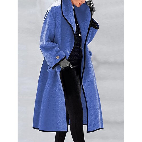 Mulheres Casaco Casual Botão Côr Sólida Confortável Estilo Clássico Ajuste Largo agasalhos Manga Longa Outono Azul S
Mulheres Casaco Casual Botão Côr Sólida Confortável Estilo Clássico Ajuste Largo agasalhos Manga Longa Outono Azul S