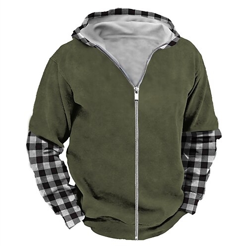 Hombre Sudadera Sudadera con cremallera completa Vino Verde Ejército Azul Marino Gris Con Capucha Plaid Retazos Deporte Diario Festivos Ropa de calle Fresco Casual Primavera Otoño Ropa Sudaderas
Hombre Sudadera Sudadera con cremallera completa Vino Verde Ejército Azul Marino Gris Con Capucha Plaid Retazos Deporte Diario Festivos Ropa de calle Fresco Casual Primavera Otoño Ropa Sudaderas