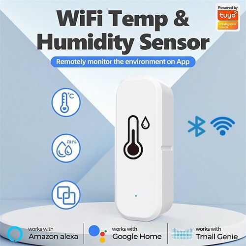 Tuya zigbee/wifi capteur de température et d'humidité thermomètre connecté à la maison compatible avec la vie intelligente alexa google assistant
Tuya zigbee/wifi capteur de température et d'humidité thermomètre connecté à la maison compatible avec la vie intelligente alexa google assistant