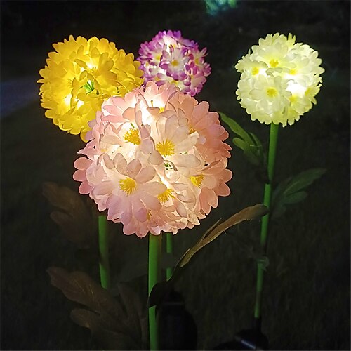 Outdoor Waterproof Courtyard Garden Decoration Lawn Lamp LED Chrysanthemum Floor Lamp Solar Ball Chrysanthemum Lamp 1PC
Outdoor Waterproof Courtyard Garden Decoration Lawn Lamp LED Chrysanthemum Floor Lamp Solar Ball Chrysanthemum Lamp 1PC