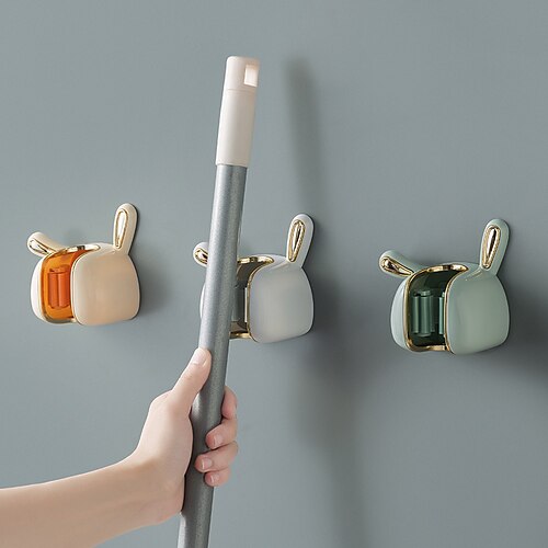 Toilet Broom Hook Light Luxury Rabbit Mop Holder Household Use No Punching Bathroom Adhesive Broom Mop Holder 1PC
Toilet Broom Hook Light Luxury Rabbit Mop Holder Household Use No Punching Bathroom Adhesive Broom Mop Holder 1PC