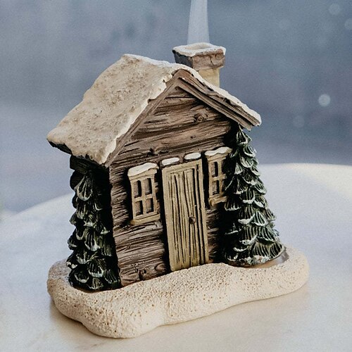 Quemador de cono de incienso de invierno nevado de cabaña de troncos, quemador de incienso de cabaña de chimenea navideña, soporte de varilla de incienso, adorno de aromaterapia, regalo de Navidad
Quemador de cono de incienso de invierno nevado de cabaña de troncos, quemador de incienso de cabaña de chimenea navideña, soporte de varilla de incienso, adorno de aromaterapia, regalo de Navidad