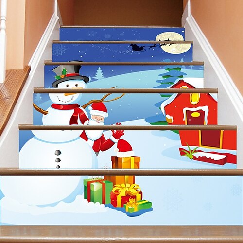 Pegatinas de escaleras navideñas en 3D, calcomanías de escaleras navideñas, calcomanías de escaleras de azulejos removibles, decoración navideña para el hogar, 6 piezas, decoración navideña para el
Pegatinas de escaleras navideñas en 3D, calcomanías de escaleras navideñas, calcomanías de escaleras de azulejos removibles, decoración navideña para el hogar, 6 piezas, decoración navideña para el