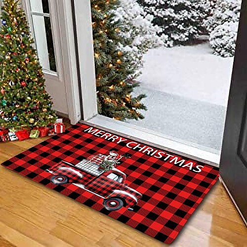 Felpudo navideño antideslizante a prueba de aceite, alfombra para interiores y exteriores, decoración de dormitorio, alfombra de baño, alfombra de entrada, alfombra para puerta
Felpudo navideño antideslizante a prueba de aceite, alfombra para interiores y exteriores, decoración de dormitorio, alfombra de baño, alfombra de entrada, alfombra para puerta