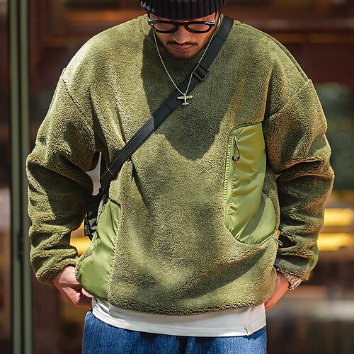 Hombre Sudadera Sherpa difuso Lana Polar Verde Trébol Cuello Barco Plano Retazos Deporte Diario Festivos Ropa de calle Básico Casual Otoño invierno Ropa Sudaderas con capucha Sudaderas
Hombre Sudadera Sherpa difuso Lana Polar Verde Trébol Cuello Barco Plano Retazos Deporte Diario Festivos Ropa de calle Básico Casual Otoño invierno Ropa Sudaderas con capucha Sudaderas