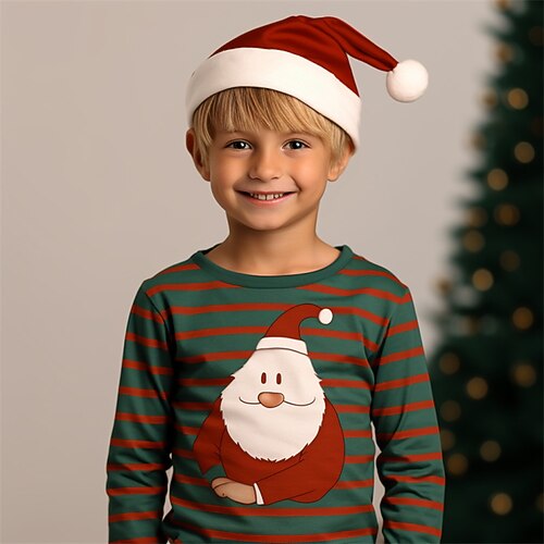 Noël Garçon 3D père Noël marinière Tee-shirts Chemise manche longue 3D effet Automne Hiver Sportif Mode Vêtement de rue Polyester Enfants 3-12 ans Col Ras du Cou Extérieur Casual du quotidien Standard
Noël Garçon 3D père Noël marinière Tee-shirts Chemise manche longue 3D effet Automne Hiver Sportif Mode Vêtement de rue Polyester Enfants 3-12 ans Col Ras du Cou Extérieur Casual du quotidien Standard