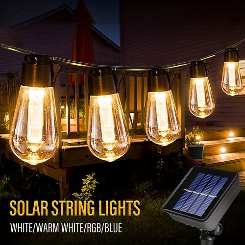 4.5m-10led/7m-20led/10m-30led bombilla solar a prueba de agua cadena de luces navideñas decorativas para exteriores cadena de luces decorativas para bodas al aire libre
4.5m-10led/7m-20led/10m-30led bombilla solar a prueba de agua cadena de luces navideñas decorativas para exteriores cadena de luces decorativas para bodas al aire libre