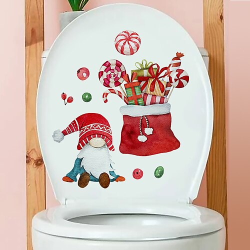 Christmas Stickers Xmas Stickers, Christmas Dwarf Candy Children's Room Toilet Sticker Home Decoration Wall Sticker Self-adhesive Sticker
Christmas Stickers Xmas Stickers, Christmas Dwarf Candy Children's Room Toilet Sticker Home Decoration Wall Sticker Self-adhesive Sticker