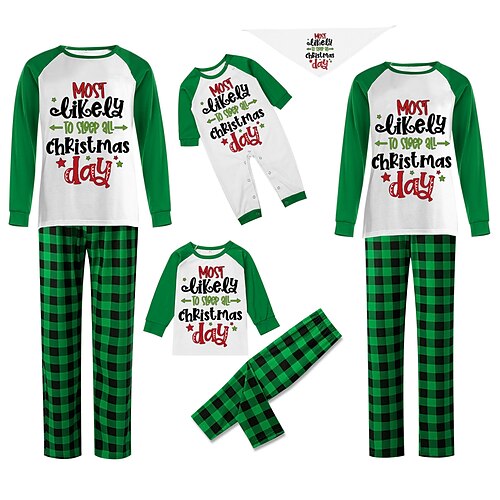 Familie Weihnachten Pyjamas Graphic Plaid Weihnachtsmuster Heim Bedruckt Grün Langarm Mama und ich Outfits Aktiv Passende Outfits
Familie Weihnachten Pyjamas Graphic Plaid Weihnachtsmuster Heim Bedruckt Grün Langarm Mama und ich Outfits Aktiv Passende Outfits