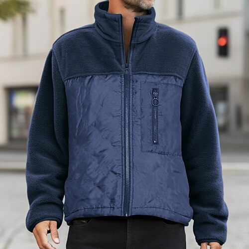Homme Sweat shirt Laine Polaire Sweat-shirt entièrement zippé Vert Véronèse Bleu Gris Col Mao Bloc de couleur Patchwork Poche Sport Loisir du quotidien Vacances Vêtement de rue basique Décontractées
Homme Sweat shirt Laine Polaire Sweat-shirt entièrement zippé Vert Véronèse Bleu Gris Col Mao Bloc de couleur Patchwork Poche Sport Loisir du quotidien Vacances Vêtement de rue basique Décontractées