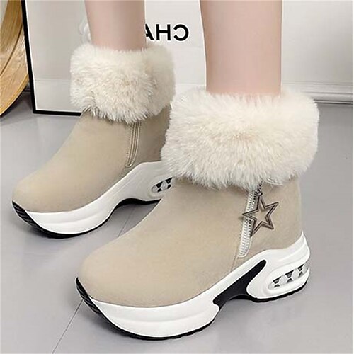 Damen Turnschuhe Stiefel Schneestiefel Übergrössen Hochgeschnittene Turnschuhe Outdoor Täglich Innenfutter aus Fleece Stiefeletten Stiefeletten Plattform Keilabsatz Runde Zehe Modisch Brautkleider
Damen Turnschuhe Stiefel Schneestiefel Übergrössen Hochgeschnittene Turnschuhe Outdoor Täglich Innenfutter aus Fleece Stiefeletten Stiefeletten Plattform Keilabsatz Runde Zehe Modisch Brautkleider