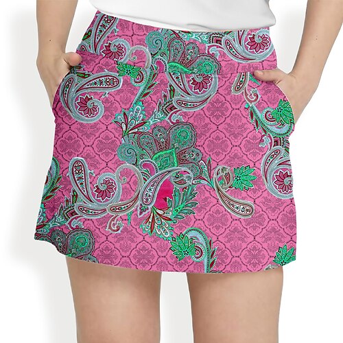 Mujer Falda de tenis falda de golf Transpirable Secado rápido Dispersor de humedad Ropa de tenis Ropa de golf Ajuste regular 2 en 1 Bolsillo para tee de golf Cachemir Verano Tenis Golf pepinillo
Mujer Falda de tenis falda de golf Transpirable Secado rápido Dispersor de humedad Ropa de tenis Ropa de golf Ajuste regular 2 en 1 Bolsillo para tee de golf Cachemir Verano Tenis Golf pepinillo