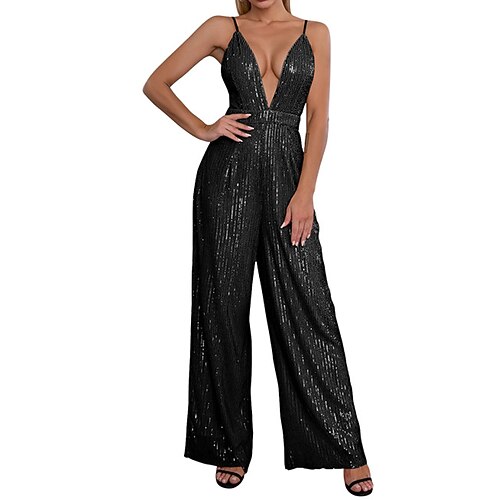 Mujer Mono Espalda al Aire Retazos Color sólido Escote en V Profunda Ropa de calle Fiesta Calle Ajuste regular Sin Mangas Granate Dorado Blanco plateado S M L Otoño
Mujer Mono Espalda al Aire Retazos Color sólido Escote en V Profunda Ropa de calle Fiesta Calle Ajuste regular Sin Mangas Granate Dorado Blanco plateado S M L Otoño