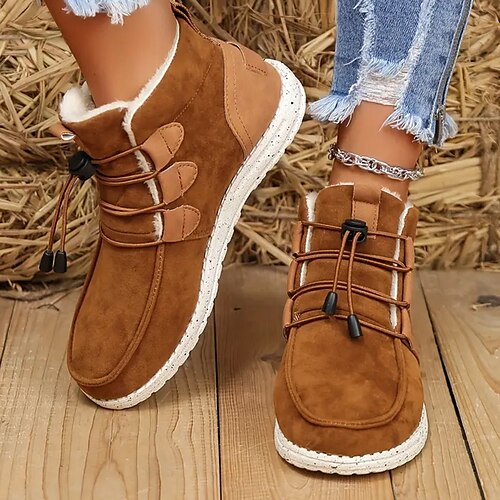 couro nobuck marrom cáqui feminino e veludo para se aquecer e proteger do frio e da neve, botins para atividades ao ar livre
couro nobuck marrom cáqui feminino e veludo para se aquecer e proteger do frio e da neve, botins para atividades ao ar livre