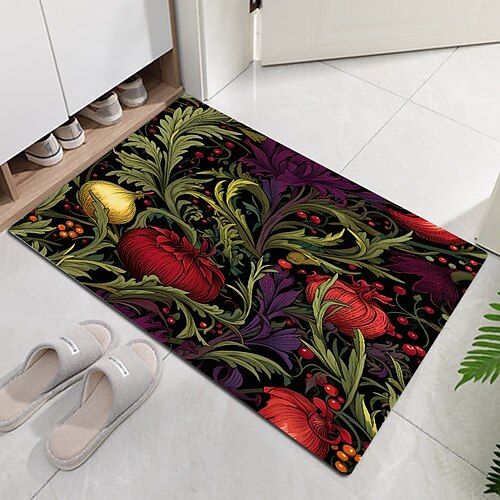 Felpudo floral y vegetal, alfombra antideslizante a prueba de aceite, alfombra para interiores y exteriores, decoración de dormitorio, alfombra de baño, alfombra de entrada, alfombra para puerta
Felpudo floral y vegetal, alfombra antideslizante a prueba de aceite, alfombra para interiores y exteriores, decoración de dormitorio, alfombra de baño, alfombra de entrada, alfombra para puerta