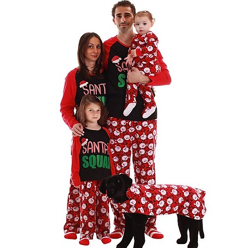 père Noël Pyjamas de Noël en famille Tenues de nuit Pyjama de Noël Homme Femme Garçon Fille Tenues assorties à la famille Noël Noël la veille de Noël Adultes Noël Tenue d'intérieur fibre de polyester
père Noël Pyjamas de Noël en famille Tenues de nuit Pyjama de Noël Homme Femme Garçon Fille Tenues assorties à la famille Noël Noël la veille de Noël Adultes Noël Tenue d'intérieur fibre de polyester