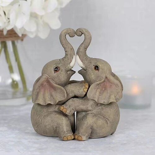 Kreative Liebe Tier Umarmung Statue Harz Handwerk Elefant Paar Umarmung Statue Hochzeitstag Geschenk Geburtstag Wohnkultur
Kreative Liebe Tier Umarmung Statue Harz Handwerk Elefant Paar Umarmung Statue Hochzeitstag Geschenk Geburtstag Wohnkultur