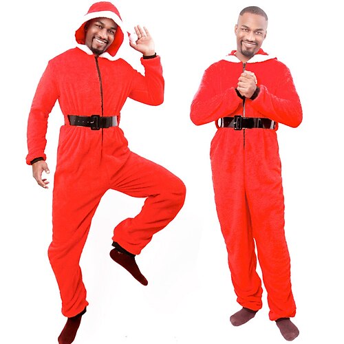 Papai Noel Ternos de Papai Noel Homens Mulheres Traje Cosplay Natal Natal Baile de Máscaras Noite de Natal Adulto Festa Natal Poliéster Cinto Pijama Macacão
Papai Noel Ternos de Papai Noel Homens Mulheres Traje Cosplay Natal Natal Baile de Máscaras Noite de Natal Adulto Festa Natal Poliéster Cinto Pijama Macacão