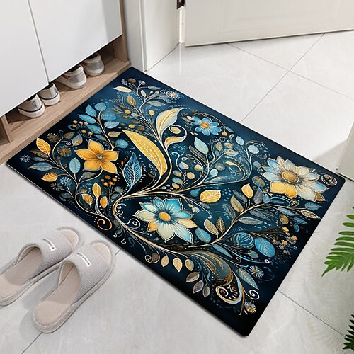 Blumen-Fußmatte, rutschfester, ölbeständiger Teppich, Innen- und Außenmatte, Schlafzimmer-Dekoration, Badezimmermatte, Eingangsteppich, Fußmatte
Blumen-Fußmatte, rutschfester, ölbeständiger Teppich, Innen- und Außenmatte, Schlafzimmer-Dekoration, Badezimmermatte, Eingangsteppich, Fußmatte