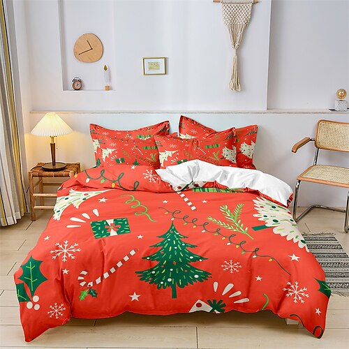 Conjunto de capa de edredom de natal, 3 peças, capa de edredom com fecho de zíper, microfibra macia, presentes de cama para festival, decoração de natal para casa
Conjunto de capa de edredom de natal, 3 peças, capa de edredom com fecho de zíper, microfibra macia, presentes de cama para festival, decoração de natal para casa