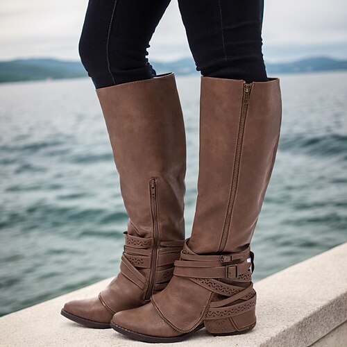 Mujer Botas Botas cowboy Tallas Grandes Botas de trabajo Exterior Trabajo Diario Botas hasta la rodilla Invierno Borla Tacón Cuadrado Dedo Puntiagudo Moda Elegante Clásico PU Cremallera Color sólido
Mujer Botas Botas cowboy Tallas Grandes Botas de trabajo Exterior Trabajo Diario Botas hasta la rodilla Invierno Borla Tacón Cuadrado Dedo Puntiagudo Moda Elegante Clásico PU Cremallera Color sólido