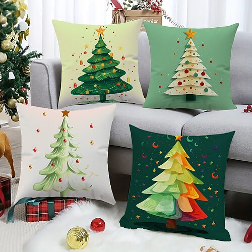 Housse de coussin double face en forme d'arbre de noël, taie d'oreiller carrée décorative douce, pour chambre à coucher, salon, canapé, chaise, 1 pièce
Housse de coussin double face en forme d'arbre de noël, taie d'oreiller carrée décorative douce, pour chambre à coucher, salon, canapé, chaise, 1 pièce