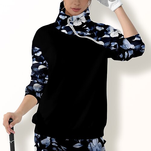 Damen Golf-Hoodie Golfpullover Golf-Sweatshirt warm Atmungsaktiv Feuchtigkeitsableitung Langarm Golf-Oberbekleidung Shirt Regular Fit 1/4 Reißverschluss Stehkragen Blumen Frühling Herbst Tennis
Damen Golf-Hoodie Golfpullover Golf-Sweatshirt warm Atmungsaktiv Feuchtigkeitsableitung Langarm Golf-Oberbekleidung Shirt Regular Fit 1/4 Reißverschluss Stehkragen Blumen Frühling Herbst Tennis