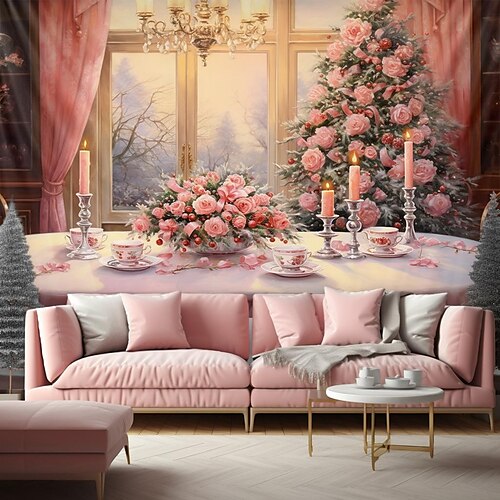 Rosa Abendessen Mahlzeit hängende Tapisserie Wandkunst Weihnachten große Tapisserie Wandbild Dekor Foto Hintergrund Decke Vorhang Zuhause Schlafzimmer Wohnzimmer Dekoration
Rosa Abendessen Mahlzeit hängende Tapisserie Wandkunst Weihnachten große Tapisserie Wandbild Dekor Foto Hintergrund Decke Vorhang Zuhause Schlafzimmer Wohnzimmer Dekoration