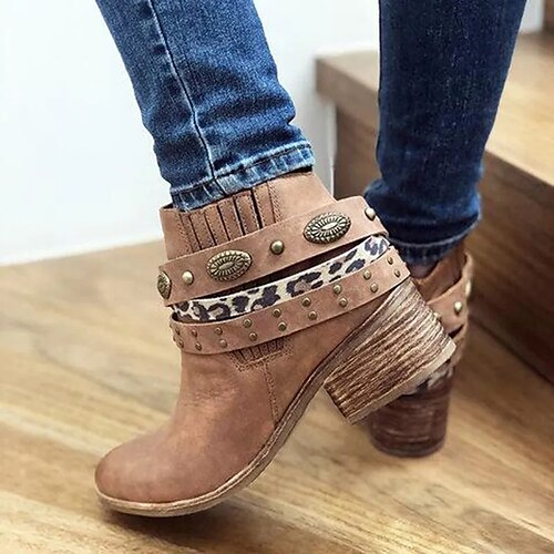 Femme Bottes Grandes Tailles Extérieur du quotidien Bottines Bottines Rivet Talon bloc Talon Bottier Bout rond Elégant Décontractées Minimalisme Polyuréthane Mocassins Couleur unie Noir Marron
Femme Bottes Grandes Tailles Extérieur du quotidien Bottines Bottines Rivet Talon bloc Talon Bottier Bout rond Elégant Décontractées Minimalisme Polyuréthane Mocassins Couleur unie Noir Marron