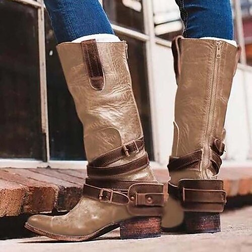 Damen Stiefel Motorradstiefel Übergrössen Arbeitsschuhe Outdoor Täglich Stiefeletten Stiefeletten Schnalle Blockabsatz Spitze Zehe Vintage Elegant Wanderschuhe Kunstleder Reißverschluss Farbblock
Damen Stiefel Motorradstiefel Übergrössen Arbeitsschuhe Outdoor Täglich Stiefeletten Stiefeletten Schnalle Blockabsatz Spitze Zehe Vintage Elegant Wanderschuhe Kunstleder Reißverschluss Farbblock