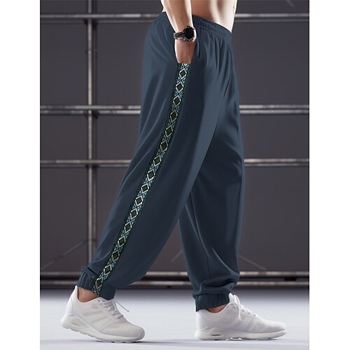 Hombre Pantalones de Deporte Persona que practica jogging Pantalones Correa Cintura elástica Puño elástico Geométrico Bloque de color Comodidad Transpirable Casual Diario Festivos Deportes Moda Negro
Hombre Pantalones de Deporte Persona que practica jogging Pantalones Correa Cintura elástica Puño elástico Geométrico Bloque de color Comodidad Transpirable Casual Diario Festivos Deportes Moda Negro