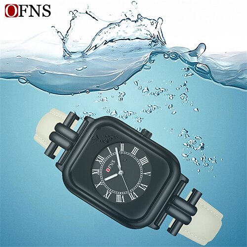 Ofns marca feminina relógio de quartzo criativo grande mostrador moda negócios decoração à prova dwaterproof água relógio de couro do plutônio
Ofns marca feminina relógio de quartzo criativo grande mostrador moda negócios decoração à prova dwaterproof água relógio de couro do plutônio