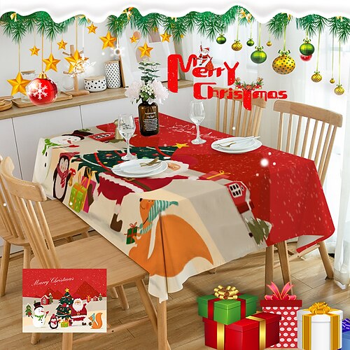 toalha de mesa de flores sólidas de desenho animado feliz natal para decoração de sala de jantar de cozinha
toalha de mesa de flores sólidas de desenho animado feliz natal para decoração de sala de jantar de cozinha