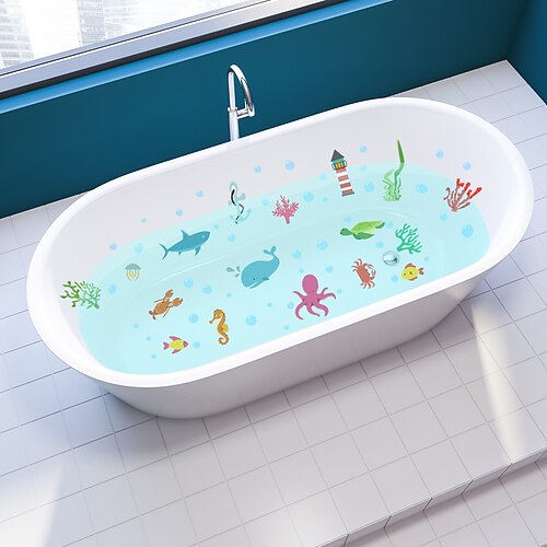 6 pegatinas de pared de animales marinos, autoadhesivas, impermeables, antideslizantes, decorativas para bañera.
6 pegatinas de pared de animales marinos, autoadhesivas, impermeables, antideslizantes, decorativas para bañera.