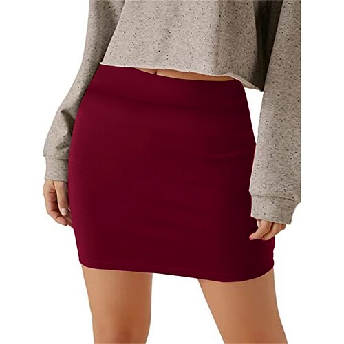 Women's Skirt Pencil Plaid Skirt Mini Cotton Wine Black Red Blue Skirts Spring Summer Print High Waist Fashion Casual Street Daily XS S M
Women's Skirt Pencil Plaid Skirt Mini Cotton Wine Black Red Blue Skirts Spring Summer Print High Waist Fashion Casual Street Daily XS S M