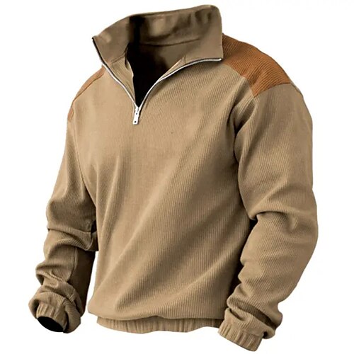 Hombre Sudadera Sudadera con un cuarto de cremallera Caqui Cuello Mao Bloque de color Retazos Deporte Diario Festivos Ropa de calle Básico Casual Primavera Otoño Ropa Sudaderas con capucha Sudaderas
Hombre Sudadera Sudadera con un cuarto de cremallera Caqui Cuello Mao Bloque de color Retazos Deporte Diario Festivos Ropa de calle Básico Casual Primavera Otoño Ropa Sudaderas con capucha Sudaderas