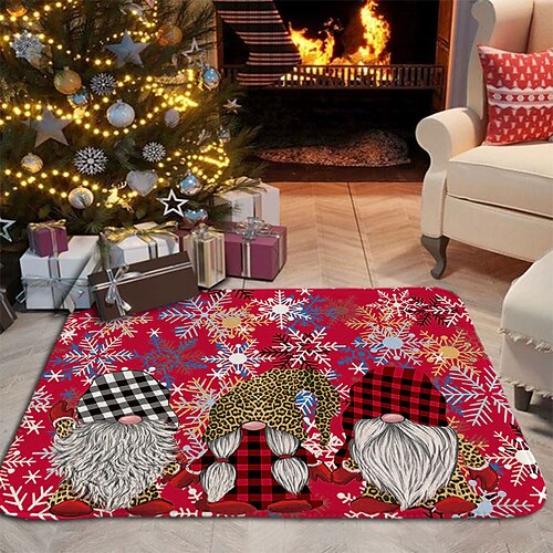 Christmas Gnomes Xmas Area Rug Non Slip Floor Mat Bedside Livingroom Bedroom Indoor Outdoor
Christmas Gnomes Xmas Area Rug Non Slip Floor Mat Bedside Livingroom Bedroom Indoor Outdoor