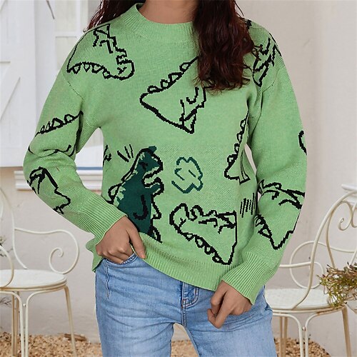 Mulheres Pulôver suéter Gola Redonda Estriado Tricotar Tricô Patchwork Outono Inverno Padrão Ao ar livre Diário Para Noite à moda Casual Macia Manga Longa Animal Preto Branco Rosa S M L
Mulheres Pulôver suéter Gola Redonda Estriado Tricotar Tricô Patchwork Outono Inverno Padrão Ao ar livre Diário Para Noite à moda Casual Macia Manga Longa Animal Preto Branco Rosa S M L