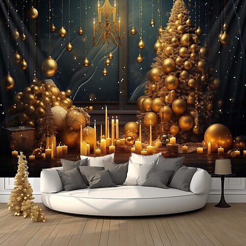 Christmas Tree Hanging Tapestry Wall Art Large Xmas Tapestry Mural Decor Photograph Backdrop Blanket Curtain Home Bedroom Living Room Decoration
Christmas Tree Hanging Tapestry Wall Art Large Xmas Tapestry Mural Decor Photograph Backdrop Blanket Curtain Home Bedroom Living Room Decoration