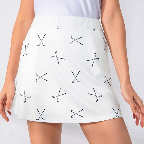 Femme Jupe de tennis Jupe de golf Respirable Séchage rapide Evacuation de l'humidité Vêtements de tennis Vêtements de golf Standard 2 en 1 Poche pour tee de golf Imprimé Eté Tennis Le golf Pickleball
Femme Jupe de tennis Jupe de golf Respirable Séchage rapide Evacuation de l'humidité Vêtements de tennis Vêtements de golf Standard 2 en 1 Poche pour tee de golf Imprimé Eté Tennis Le golf Pickleball